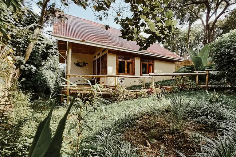 Comfortable cottages nestled in the lodge gardens