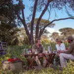 Picnics in the bush.