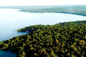 Campamento de la isla de Rubondo en Tanzania.
