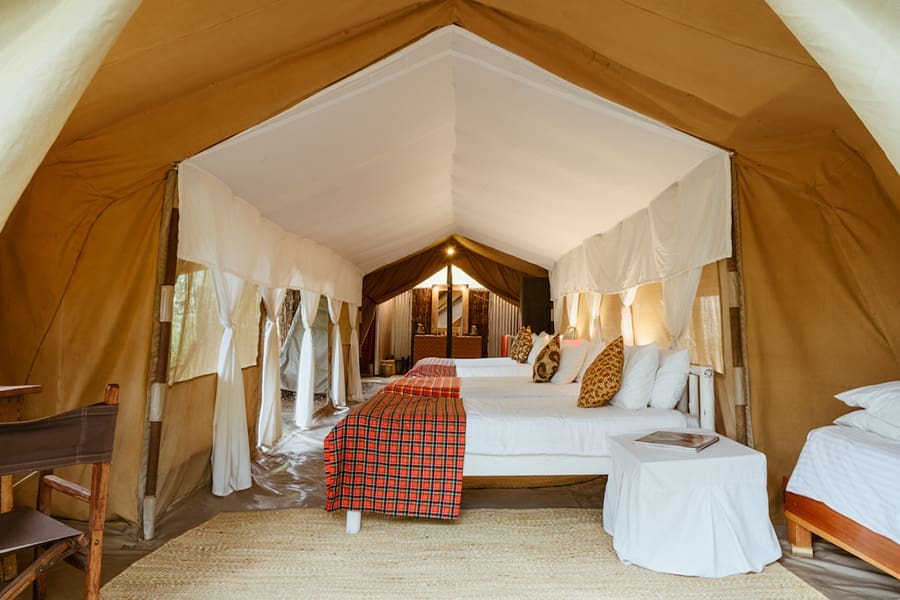 Speke's Camp tented suite.