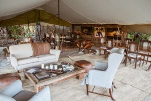 Speke's Camp main lounge area.