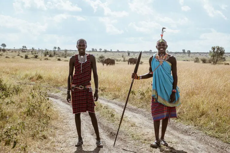 Guías del campamento de Speke.