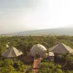 Aerial view of the luxurious Highlands. 
