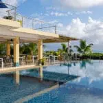 Infinity pool at Acajou Beach Resort.