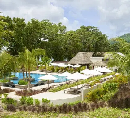 Beautiful tropical gardens and superb facilities.