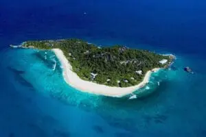 Book your own private island in the Seychelles. 
