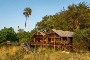 Mokolwane main lodge area.