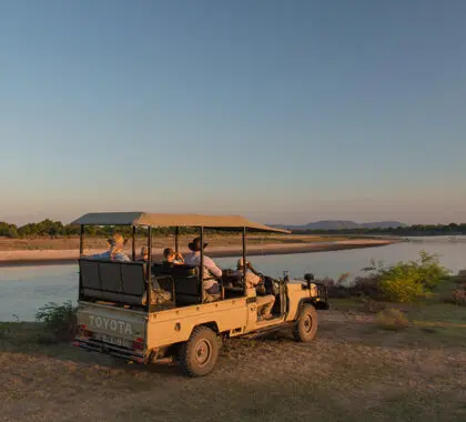 Game drives provide opportunity to admire not just the wildlife but also the scenic landscapes.