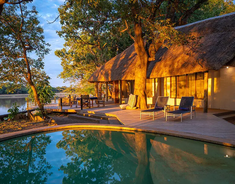The exclusive Robin's House in South Luangwa. 