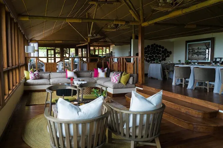 Main lodge lounge.