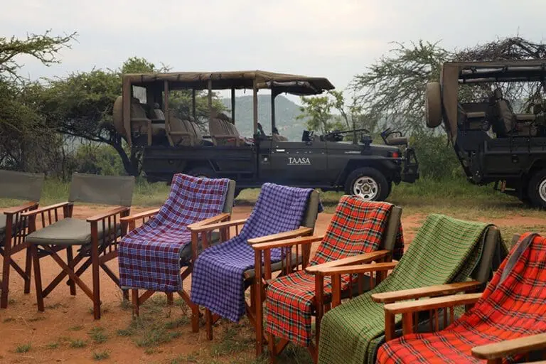 Setup for sundowners.