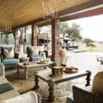 The lounge of Serengeti House. 