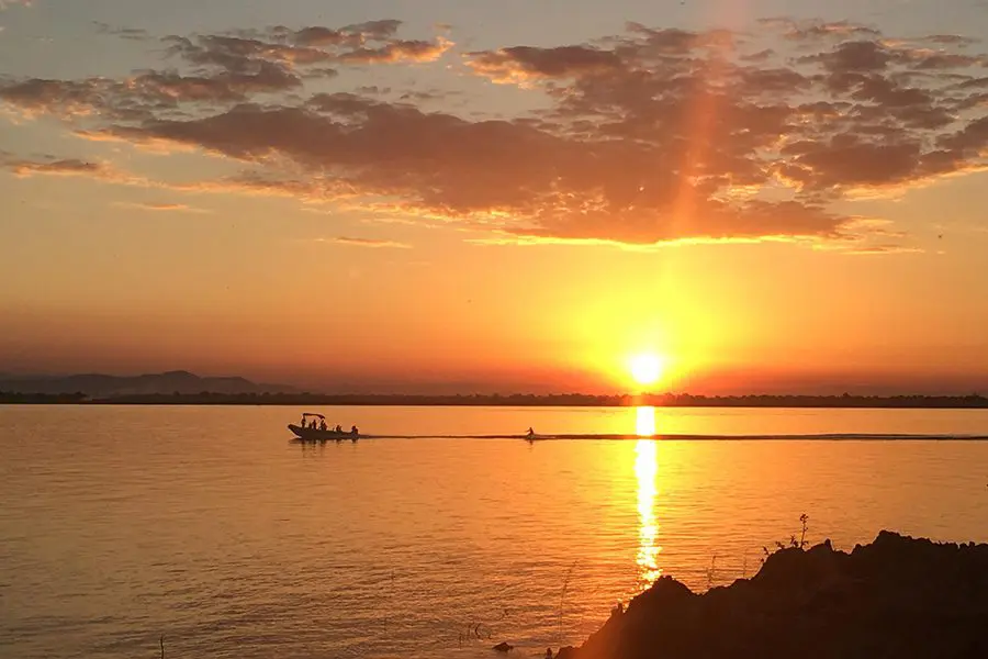Sunset boat rides.