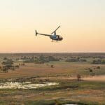 Los vuelos en helicóptero sobre el Okavango ofrecen una experiencia de safari única | Camp Okavango