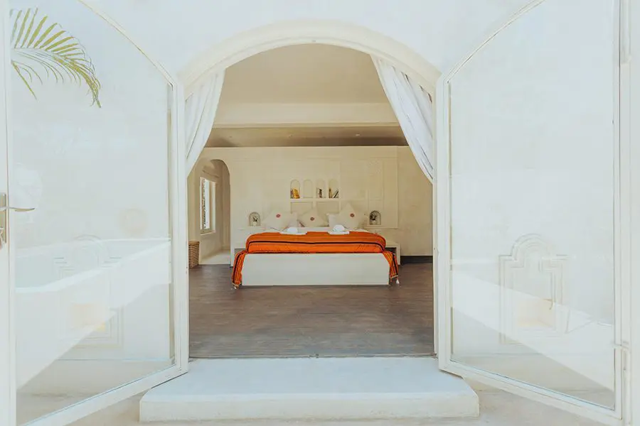 Spacious rooms at Manzili House.