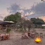 Cálido y acogedor junto al boma.