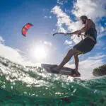 Kitesurf en Dinarobin Beachcomber Golf Resort & Spa. 