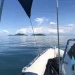 Boat transfer to and from the island.