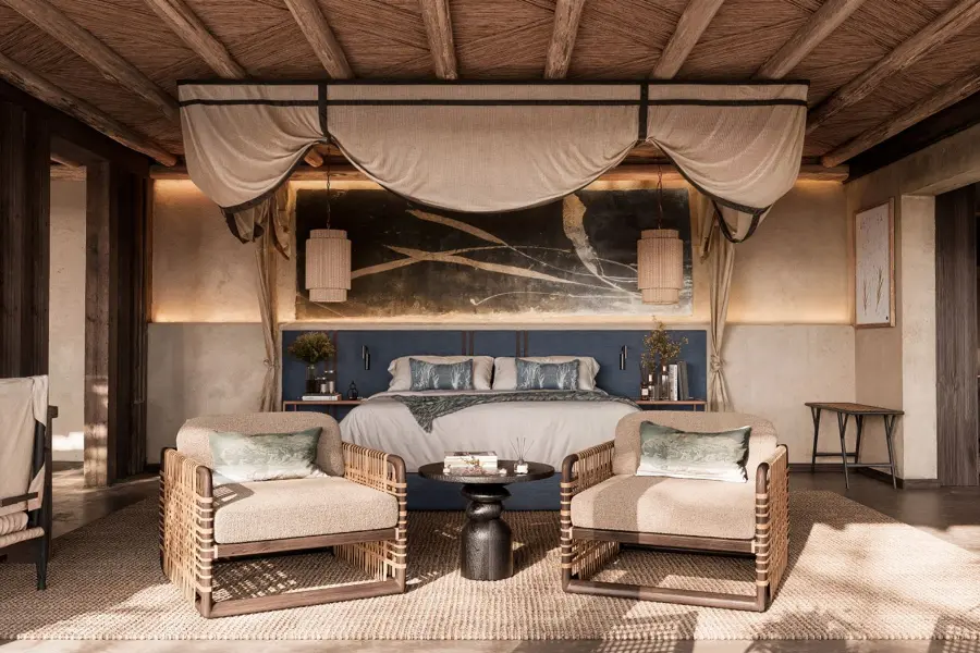 A render of the new Shisake Camp in Sandringham Private Game Reserve | Go2Africa