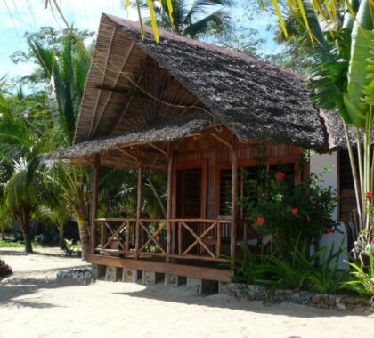 A wooden bungalow right on the beach in Madagascar | Go2Africa