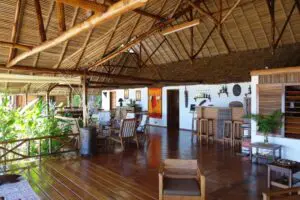 Interior of Antoremba Beach Lodge. 