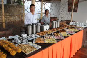 Breakfast is served.