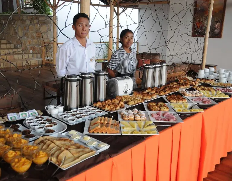 Breakfast is served.