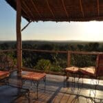 Bonitas vistas desde el balcón.
