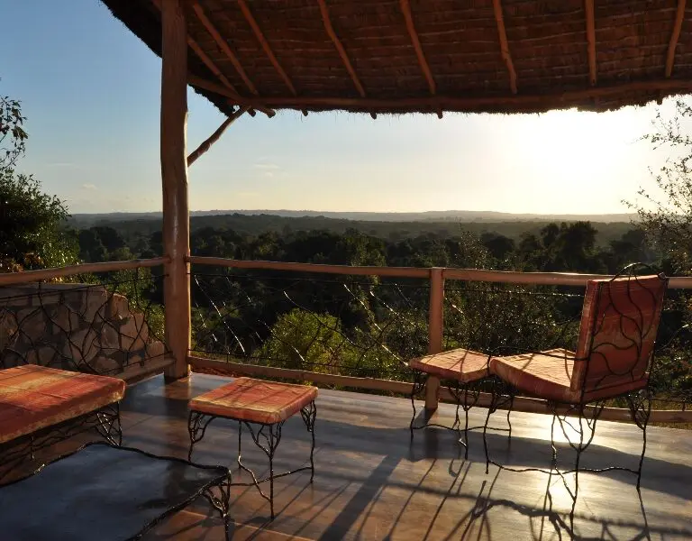 Beautiful balcony views.