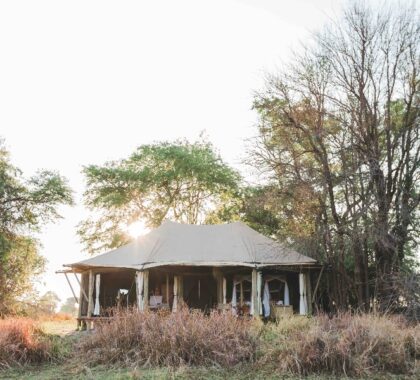 An exterior view of Musekese Camp in Kafue National Park | Go2Africa