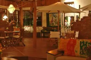 Inside the main guest area.