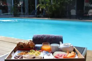 Breakfast is served.