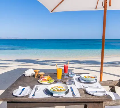 Breakfasts in paradise. 