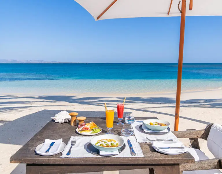 Breakfasts in paradise. 