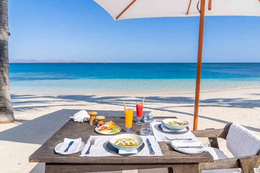 Breakfasts in paradise. 