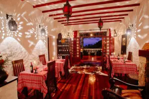 Dining at the Litchi Tree. 