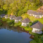 Bungalows set in nature. 