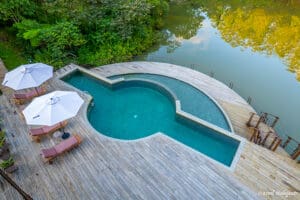 Take a refreshing dip in the infinity pool. 