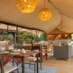 The main bar and lounge area.