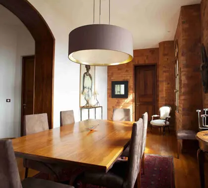 Dining room of Maison Gallieni. 