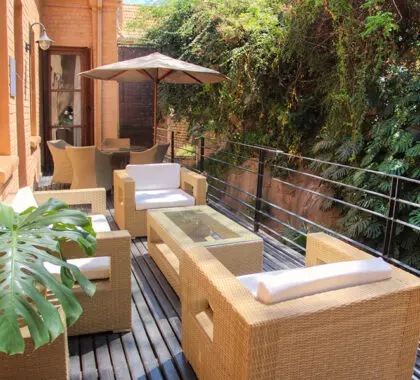 Un lugar de relajación en la Maison Gallieni. 