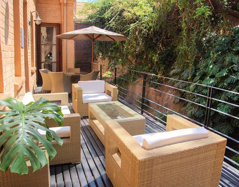 A place of relaxation at Maison Gallieni. 