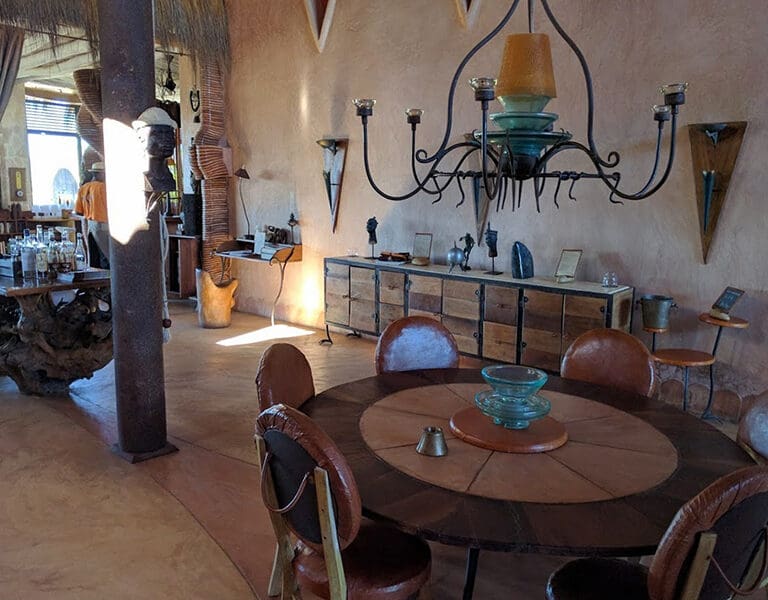 Interior del restaurante. 