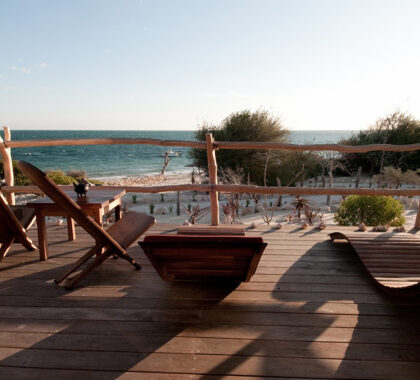 Sit back and relax at Anakao Ocean Lodge.