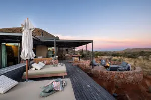 The Loapi fire pit, the perfect place to share stories. 
