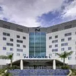 Exterior of Novotel. 