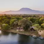 Chiawa Camp, idealmente situado a orillas del Zambeze. 