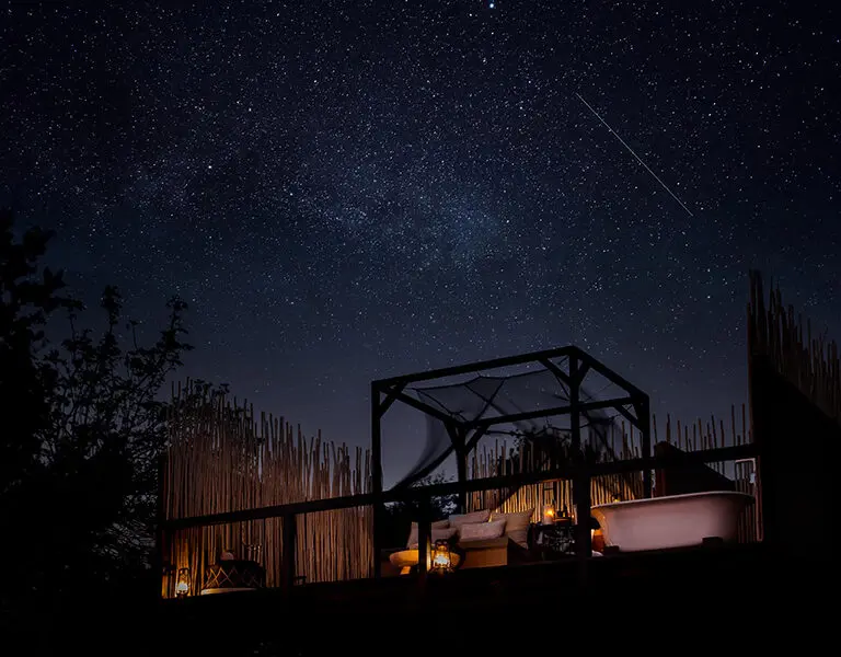 Book a sleep out on the star bed deck. 