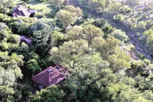 Idube Game Reserve - Aerial view.