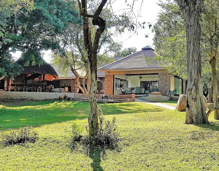 Idube Game Reserve - the main lodge area.